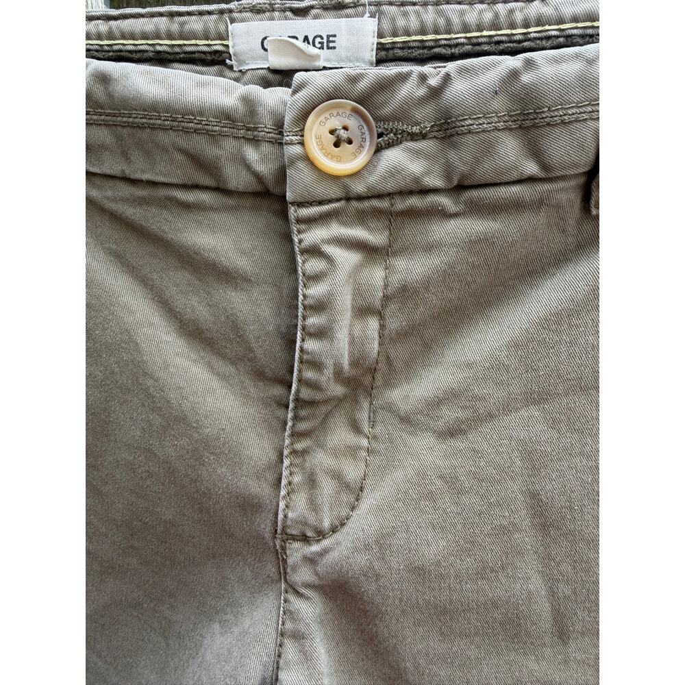 Y2K Style Garage Khaki Mini Shorts - Army Green size 9